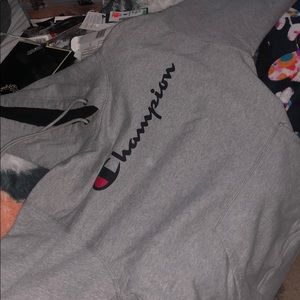 Champion Grey hoodie